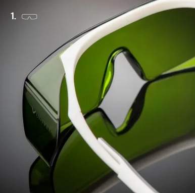 Univet 5X7 laser safety glasses UL-1016
